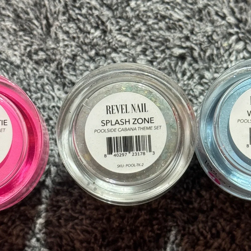 Revel Nail Poolside Cabana Theme Dip Powder Set – Original Release